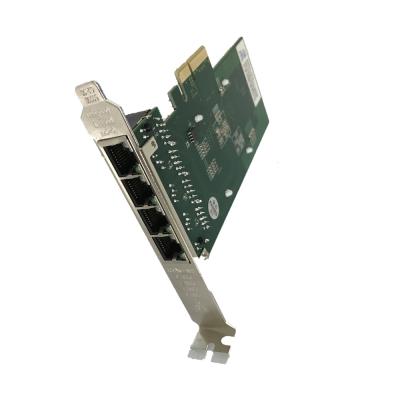 China Port Server 4 PCIe Server Network Adapter Card 10/100/1000M Gigabit Ethernet Lan Card Support Duplex /Half Duplex for sale