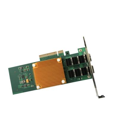 China Server 2SFP28 Intel XXV710 Chip Ethernet Network Adapter 25 Gigabit Fiber Dual Port Card for sale