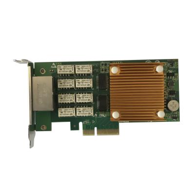 China Server Dual Port PCIe x4 Copper RJ45 Gigabit Ethernet Bypass Dual Port Server Card for sale