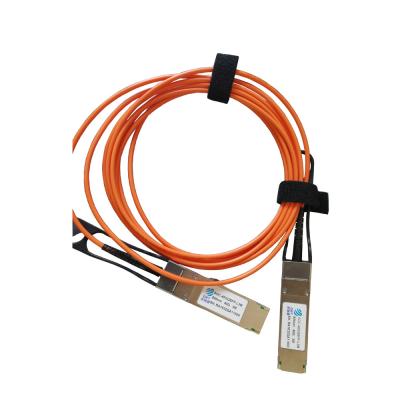 China Active Optical Cable 5m 40G QSFP+ from RDA and DTS QSFP+ 850nm to 4x10G AOC for sale