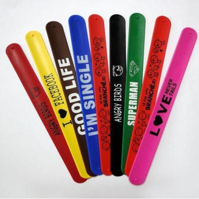 China Multifunctional colorful silicone slap ruler bands/wristbands/wristbands/wristband for sale