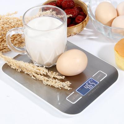 China With Slim Stainless Scale Tray Digital Food Scale Kitchen Scale Tare Function Multifunctional Scale for sale