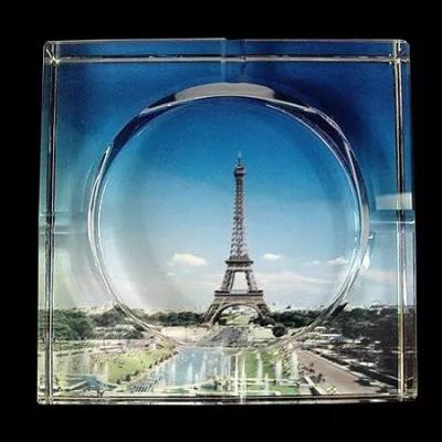 China Custom CLASSIC 10cm 13cm 15cm 18cm 20 cm crystal glass ashtray with custom logo personalized glass ashtray for sale