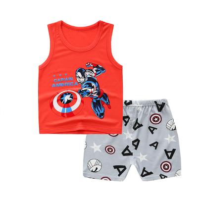 China Smart Casual Boys Cotton Vest Summer Sleeveless Boys Thin Breathable Vest for sale