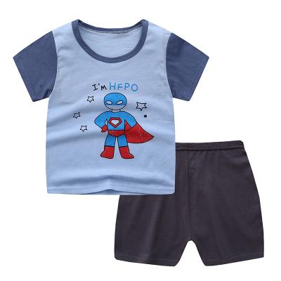 China Summer Kids Clothing Cotton Shorts Sets Boys Smart Casual Kids Shorts Shorts 2 PCS Sets For Boys And Girls With Wholesale Price for sale