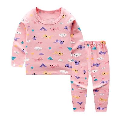 China Smart Casual Boys And Toddler Girls Cotton QUICK DRY Pajamas Long Sleeve Sleepwear With Wholesale Price for sale