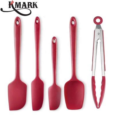 China Viable Professional Supplier Tools Kitchen Utensils Silicone Baking Spatula Set For Cooking Tools for sale