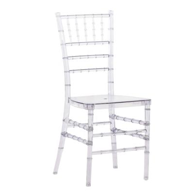 China New Quality Modern Price Hotel Furniture Cheap Wedding Crystal Transparent Acrylic Clear Chair for sale