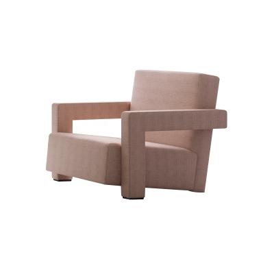 China Nordic single sofa chair fabric sofa chair high small leisure sofa lounge living room back chair for sale