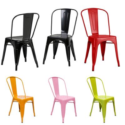 China Home Furniture Modern Industrial High Quality Vintage Style Mesh Metal Chair Seat Plastic Dining Chairs Factory Plastic Industrial Dining Chair for sale