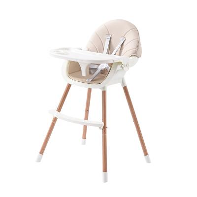 China Modern Wholesale Multi Function Wooden Baby Referee Chair European Standard For Baby Feeding Pink Green Nice White Indoor Dining Chair 1PC for sale