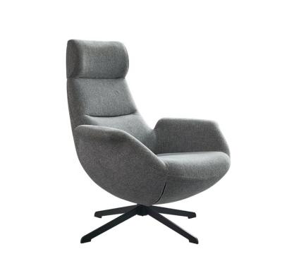 China Factory Direct Sale Modern Swivel Chaise Lounge Chair Single Seat Rotation Fabric Sofa For Office for sale