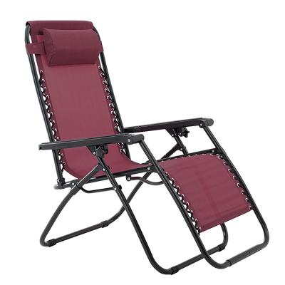 China Wholesale Recliners Sun Beach Folding Lounge Adjustable Easy-carry Metal Chairs Sofa Weightless Recliner Chair for sale