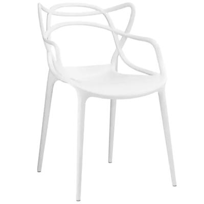 China Free-maintenance pp Kennedy Arms Factory Supply Wholesale Price Plastic Leisure Modern Cafe Kitchen Bistros Stackable Chairs for sale