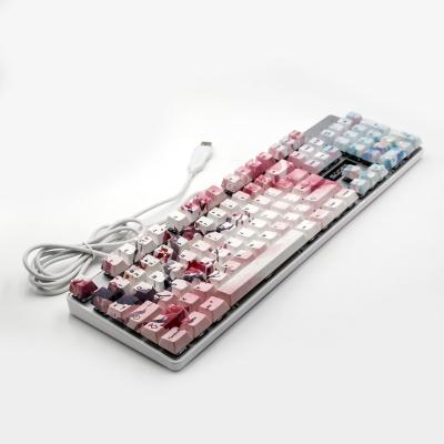 China Custom Decoration Kingsub Keyboard Keycaps, Resin Keycaps For Mechanical Gaming Keyboards 104 PCS Keycaps for sale