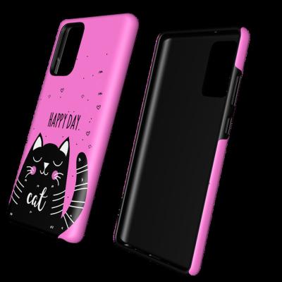 China Kingsub Shockproof Custom Design 2in1 Sublimation Cell Phone Case For Samsung Note 20 MOQ1 Printed Phone Case for sale