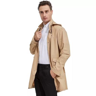 China New Design QUICK DRY Autumn Winter Plus Size Overcoat Ditch Long Coats Men's Jacket for sale