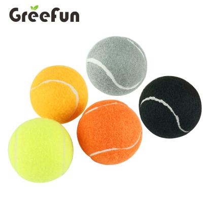 China Customized Custom Color Tennis Balls Logo Printing ITF Best Quality Promotional and Training Black Tennis Ball For China Wholesale Supplier for sale