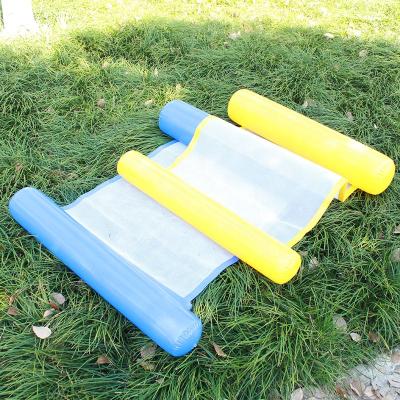 China PVC Swimming Pool Bed Water Lounger Inflatable Rafts Portable Lounger Water Floating Hammock for Summer Pool Activity for sale