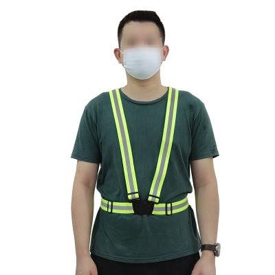 China Wholesale Lightweight Reflective Tape Belt Safety Gear Reflector Running Jacket For Night Cycling Cycling Riding Camping Hiking for sale