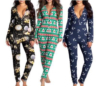 China QUICK DRY Fashion Queen Christmas Pajamas Women's Happy Birthday Onesie Pajamas Adult Nightgowns For Women for sale