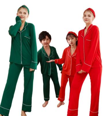 China High Quality Family Kids Christmas Pajamas Kids Sleepwear Custom Made Bamboo Fashion QUICK DRY Pajamas 2022 New for sale