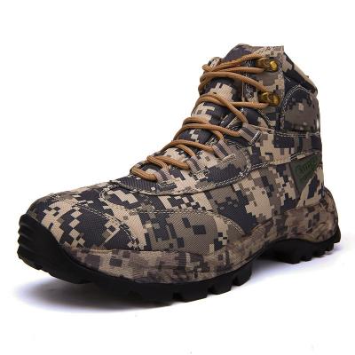 China 2023 High Quality Light Weight Men Waterproof Boots Fashion Breathable Climbing Training Increasing Shoes Hunting Fishing Outdoor Walking Sneaker for sale