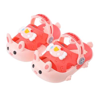 China Infants Girls Boys Slippers Children's Sandals Customized 1-3 Years Kids Baby Toddler Indoor Non-Slip Anti-Collision Slippers for sale