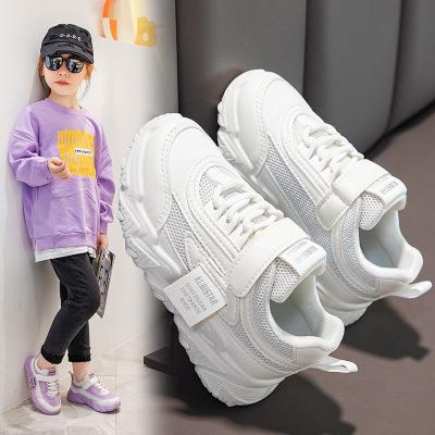 China 2023 four seasons children's sports shoes mesh soft-soled non-slip fashionable PU sports casual shoes children casual sports shoes FH2023060902 for sale