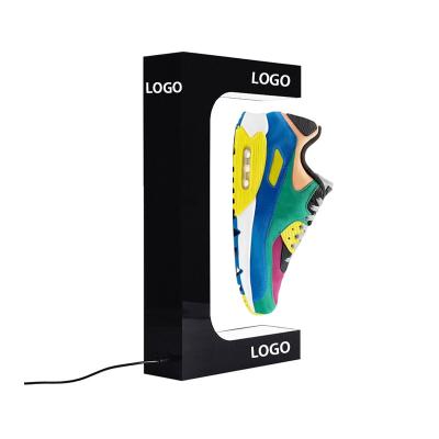 China OEM LenDisplay Hot Selling OYIM 2023 Unique Design Shoe Magnetic Levitating Shoe Display Rack for sale