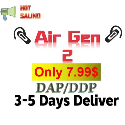 China Original 1:1 Original Air Clone GEN 2 Clone Chip JL Airbuds 2 Wireless Earphone GPS Air BT Eaubuds 2 Wireless In-Ear GEN 2 GEN 2 for sale