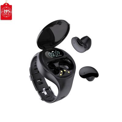 China High Quality Hot Selling GPS Navigation 2 in 1 Reloj Smartwatch W1 Waterproof Smart Watch with Earbuds Earphone for sale