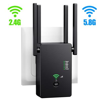 China Dropshipping AC1200M Dual Band 5G Home Wifi Repeater Ultra-fast Single Amplifier 2.4Ghz/5.8Ghz Router for sale