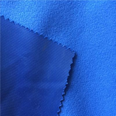 China China Textiles Factory direct 100 flame retardant polyester brushed knit brushed poly fabric super micro shiny wholesale for sale