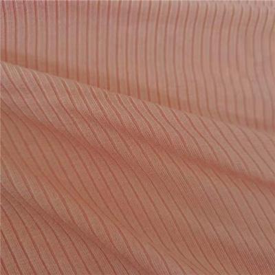 China 2021 Memory Fashion Style 5X2 RIB Polyester Rayon Spandex For Dress Leisure Dress Wear Ribbed Knit Set for sale