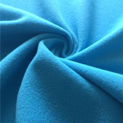 China 2022 Fashion Style Factory Waterproof 100% Polyester Cowl En Knit Brush Fabric For Uniform Use for sale