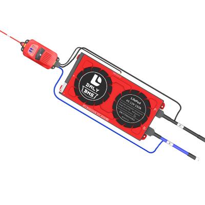 China Daly bms lifepo4 battery 4s 120a 150a 12v waterproof smart bms with UART BT 485 CAN work 2A 5A 15A parallel bms for sale