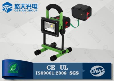 China Emergency Lighting Portable Rechargeable Flood Light 10w With USB Power Bank for sale