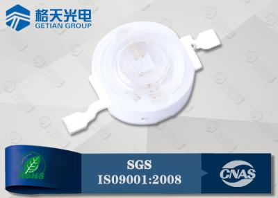 China 3W diodo emissor de luz UV do IR do poder superior UV do diodo emissor de luz 360-370nm para a identificação da esterilização & do minério à venda