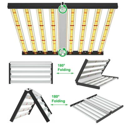 China Seed Starting 8 Bar Bending Led Grow Light Bar for sale