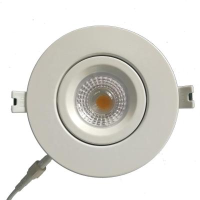 China ETL desktop light sources replaceable led 4 inch downlight 9w gimble recessed led panel light for sale