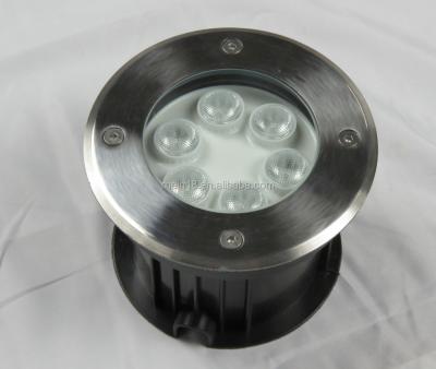 China Aluminum alloy 3w 6w 9w white or rgb led underground light for sale