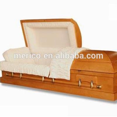 China American style NEW! ! ! Half POPLAR Casket Open Casket For Burial Casket Supplier for sale