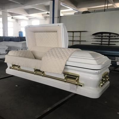 China American Style HAMPTON 18 Gauge Gasketed Metal Casket For Corpse for sale