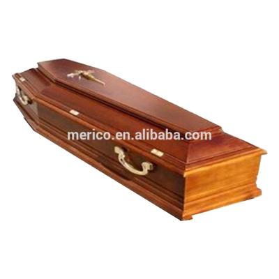 China European Style EC004 European Style Crosses Design Wooden Caskets For Sale for sale