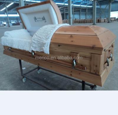 China American Solid Cedar Wood Style CEDARLAND Burial Casket And Casket Made In China for sale