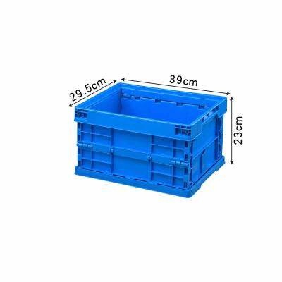 China High Quality Cheap Plastic Folding Box Collapsible Transport Crates Folding Industrial Box for sale