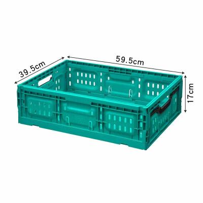 China Folding Vegetables Folding Plastic Crates Collapsible Folding Outdoor Camping Industrial Box for sale