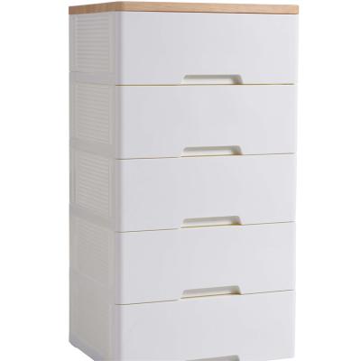 China CLASSIC White Cabinet Side Drawers Home Office Simple Design Plastic Storage Cabinet for sale