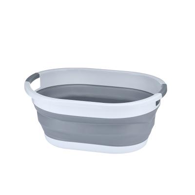 China Home Plastic Folding Dish Tub Basin, Basin For Washing Dishes Fruit Rack Dish Rack Dish Tub For Kitchen Baby Wash Clothing for sale